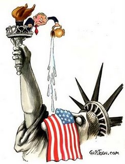 waterboarding lady liberty