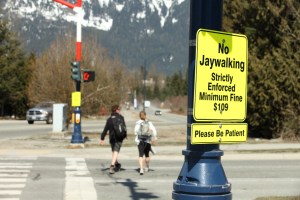 jaywalking